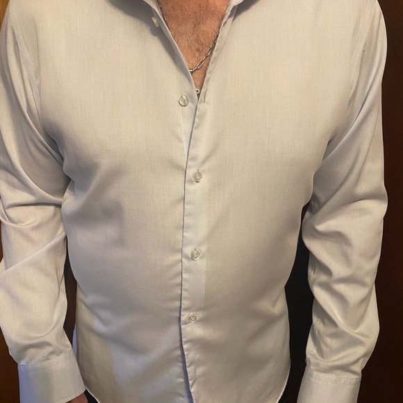 Men’s modern fit Dress Shirt, cotton Size 17L - Picture 5 of 6